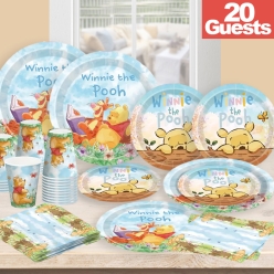 *Vintage Winnie the Pooh Premium Party Pack for 20